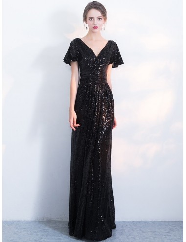 Rochie de seara neagru shiny