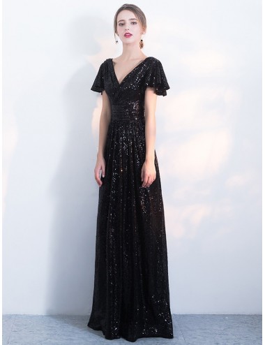 Rochie de seara neagru shiny