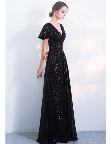 Rochie de seara neagru shiny